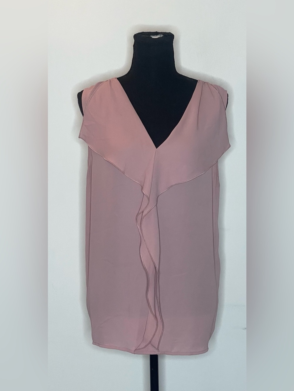 Ann Taylor Loft- Mauve Pink Sleeveless V-Neck Camisole Size L